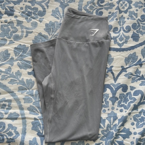 gymshark 7/8 grey training leggings - Picture 1 of 2